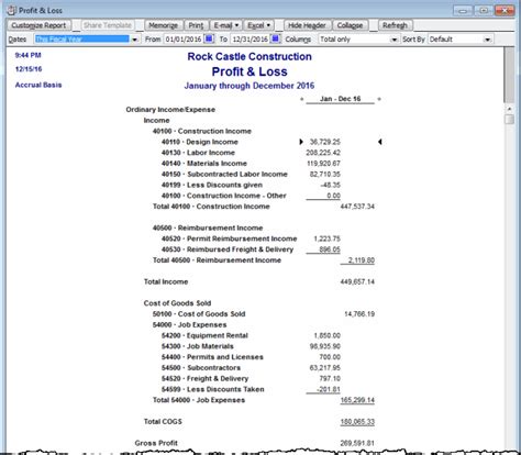 quickbooks online ebitda report|How To Run a Profit and Loss Report or Income .